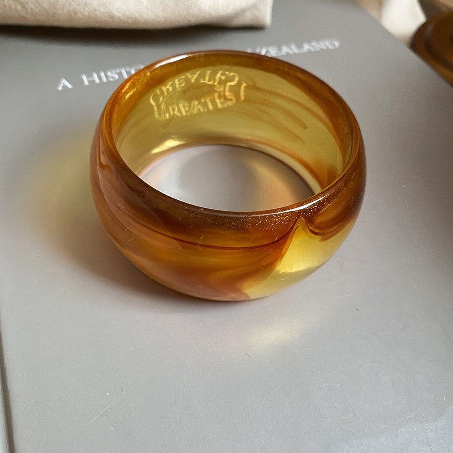 Irregular Resin Mori Style Simple Commute Light Bracelets