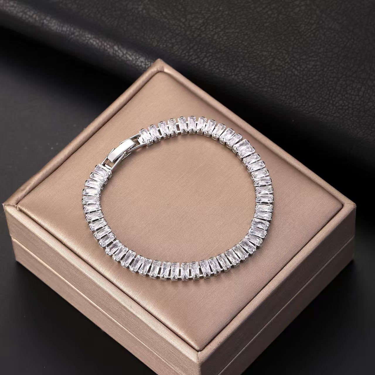 Women's & Men's Colorful Zircon Trendy Fashion Tennis Bracelet