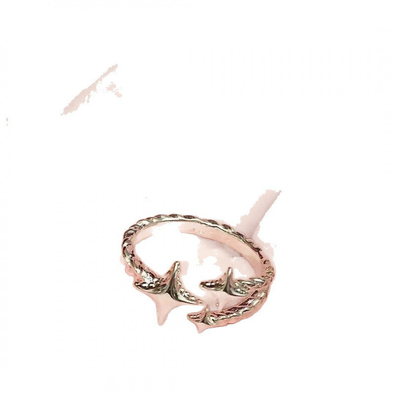 Hollow Stars Female Design Index Finger Sweet Ring