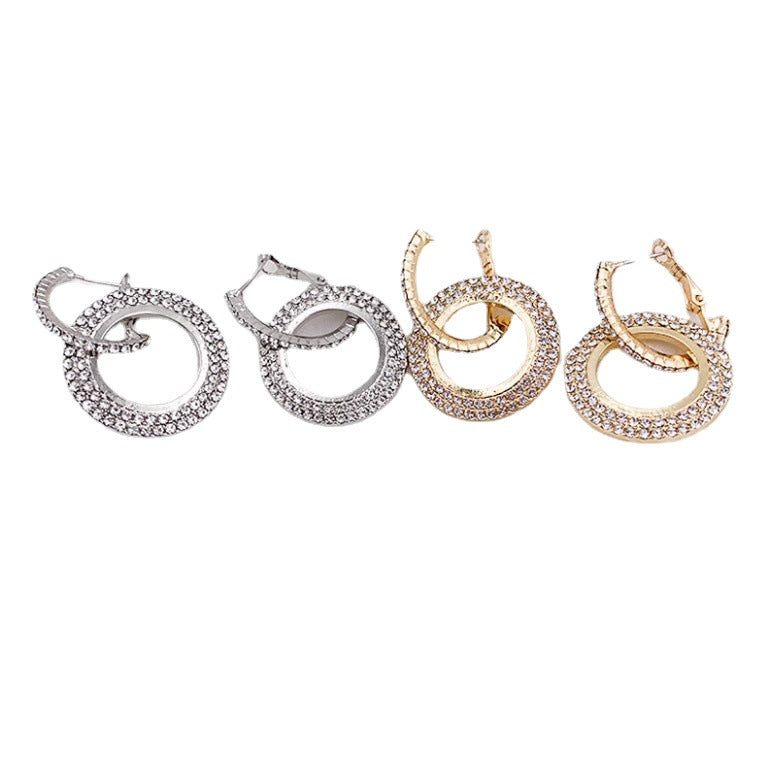 Korean Style Graceful Geometric Circle Full Rings