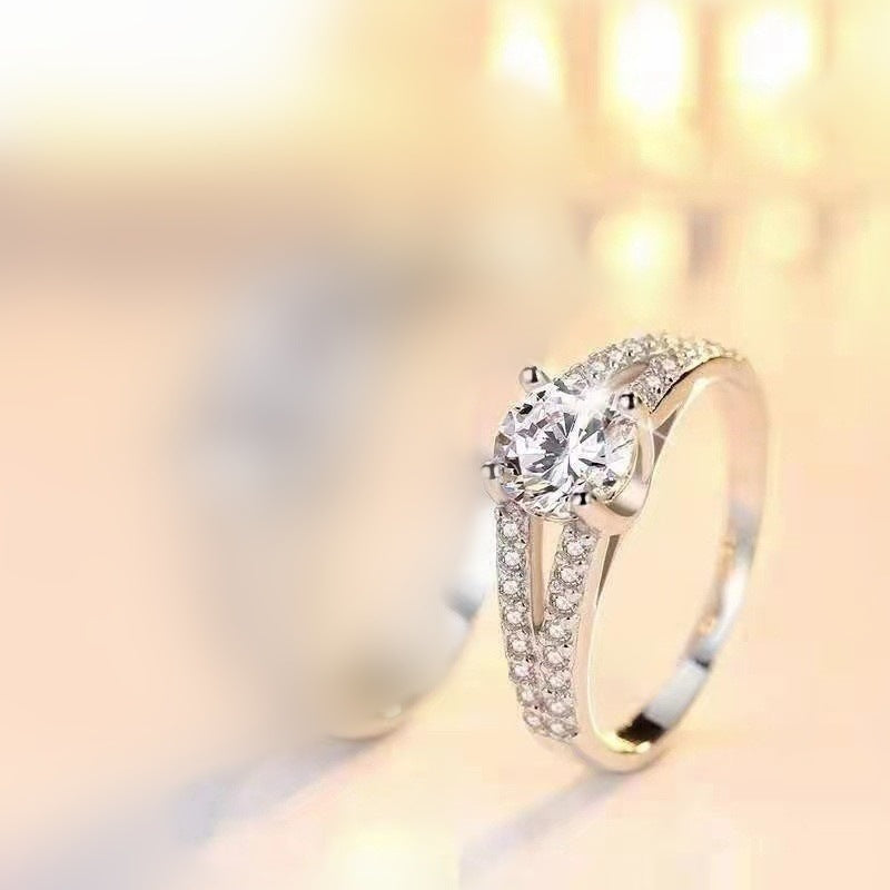 Women's & Men's Wedding Diamond Pair Get Girlfriends Birthday Rings