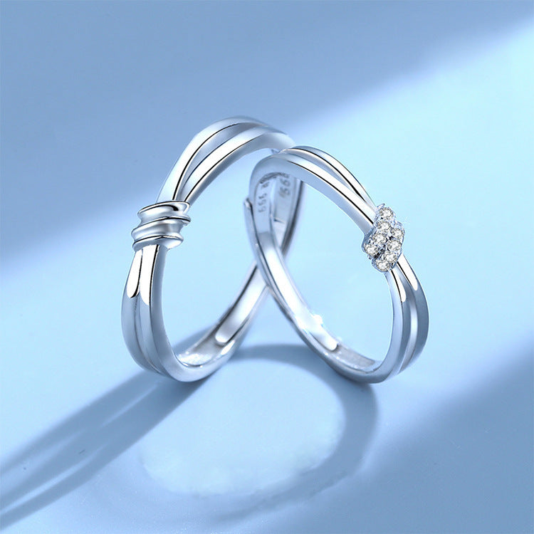 Women's & Men's Thousand Knot Couple And One Pair Fashion Rings
