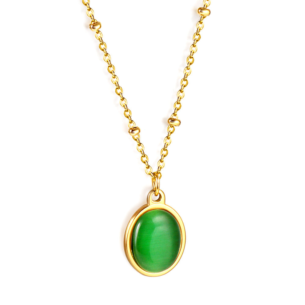 French Entry Lux Elegant Clavicle Chain Necklace