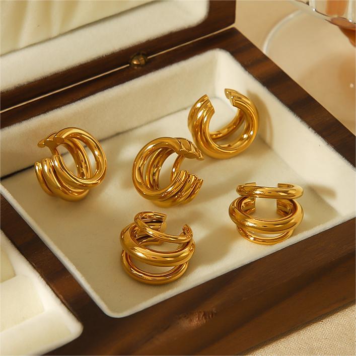 Summer Titanium Steel Clips No Pierced High-grade Sense Ear Clip
