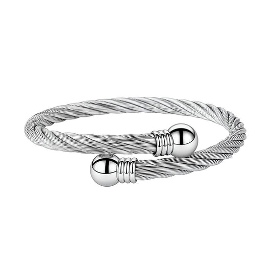 Men's Carrying Strap Stainless Fashion Simple No Color Bracelet
