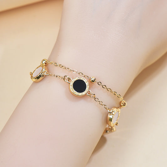 Korean Jewelry Jewellery With Watch Simple Bracelets