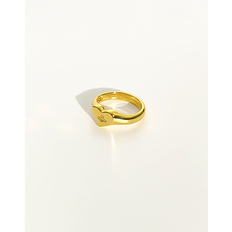 Fashion Saturn Female Cold Style Niche Rings