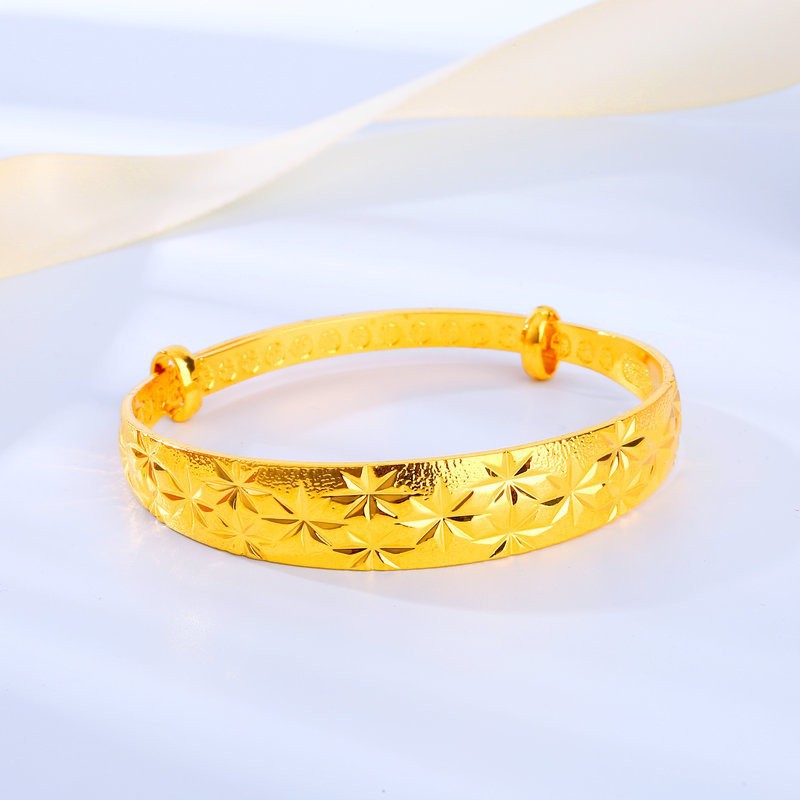 Dragon Phoenix Starry Simulation Golden Smooth Push-pull Bracelet