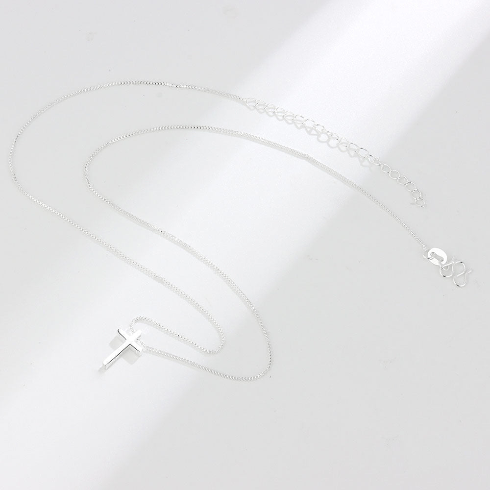 Women's Simple Light Cross Style Korean Elegant Mini Clavicle Chain Fashion Necklace