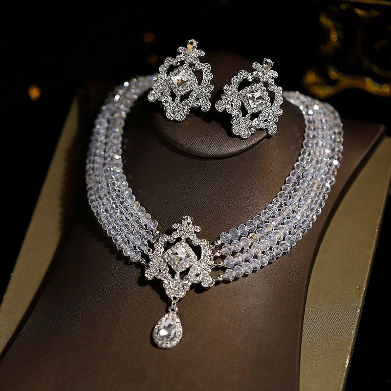 Zircon Square Water Drop Suite Affordable Luxury Fashion Minority Rings