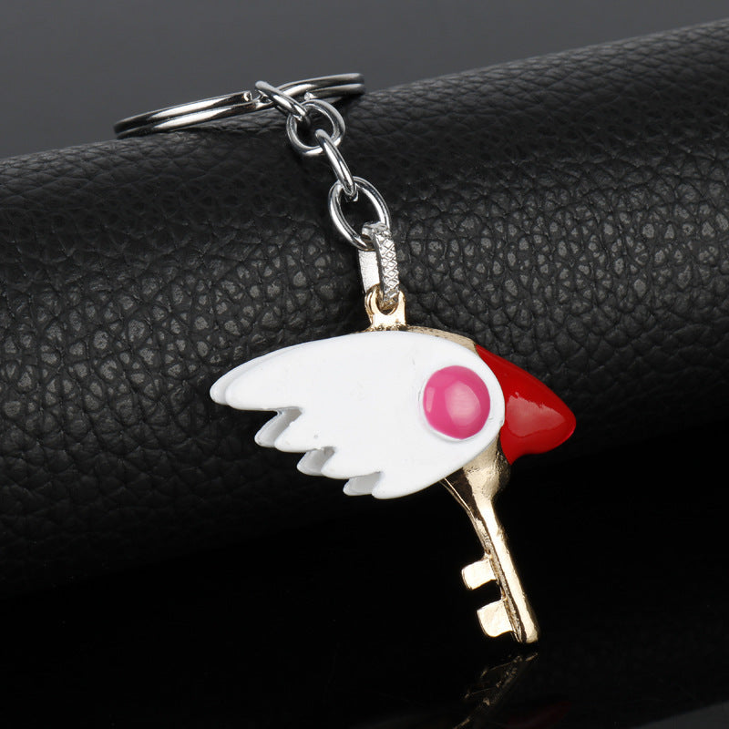 Anime Peripheral Magic Card Creative Parrot Necklace