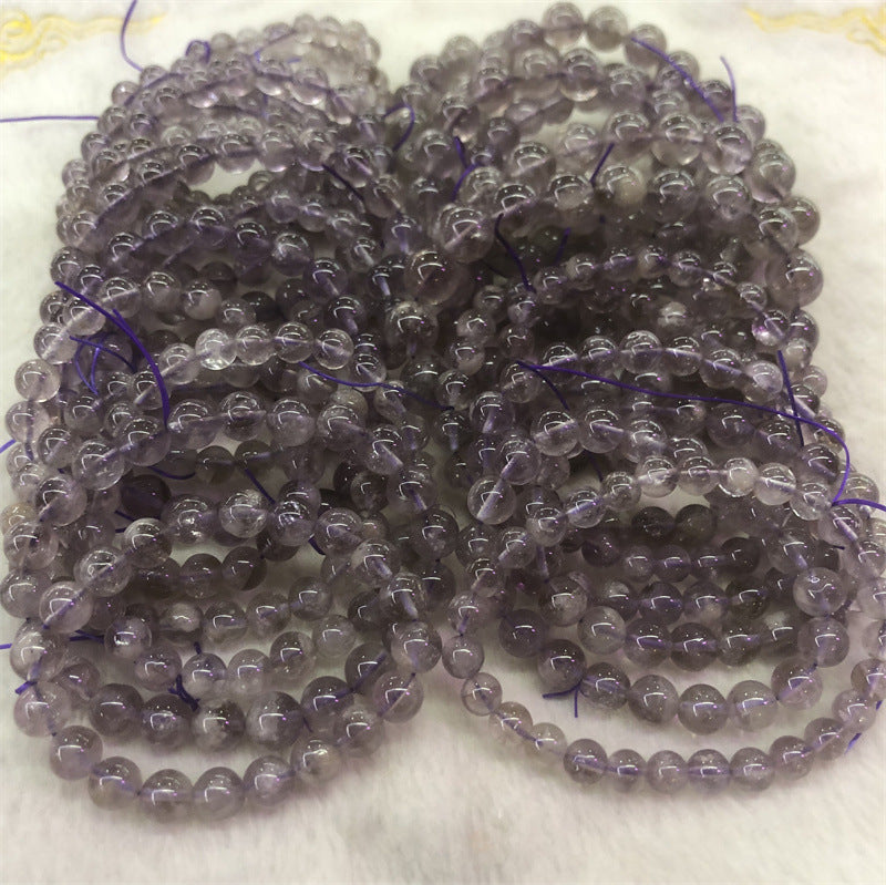 Natural Purple Ghost Cornucopia Snowflake Amethyst Bracelets