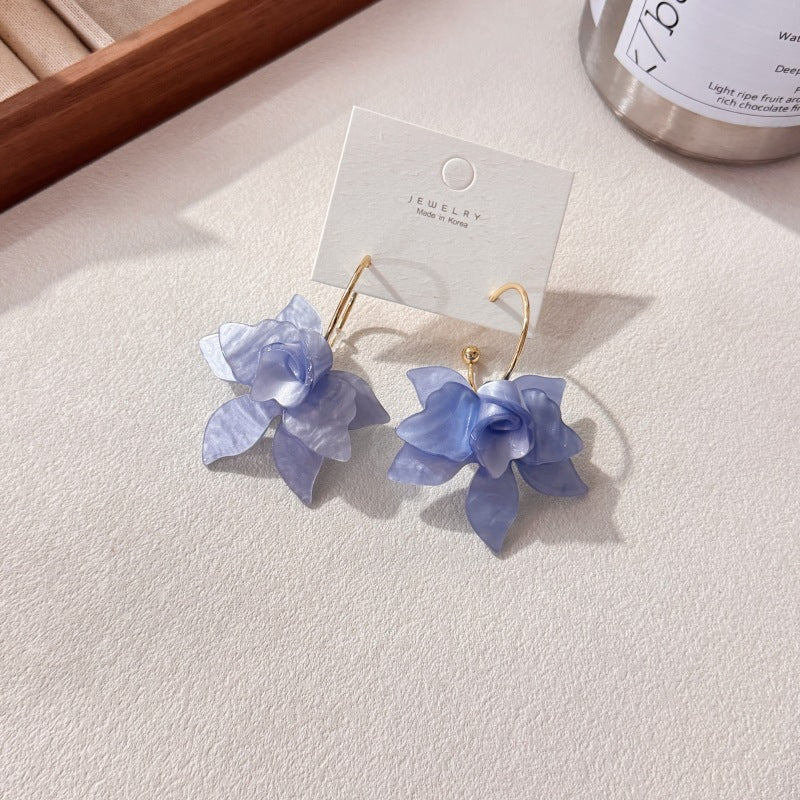 Orchid High-grade Style Gentle Temperamental Minority Rings