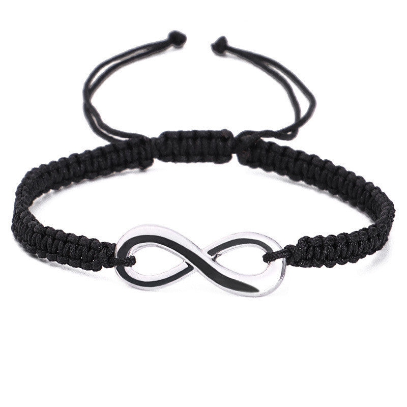 Words Infinite Woven Adjustable Friendship Couple Bracelets