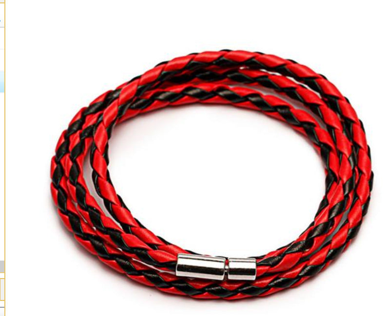 Women's & Men's & And Handmade Woven Creative Accessories Leather Bracelets