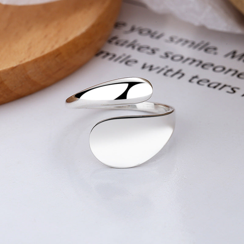 Cold Style Simple Glossy Irregular Shape Rings