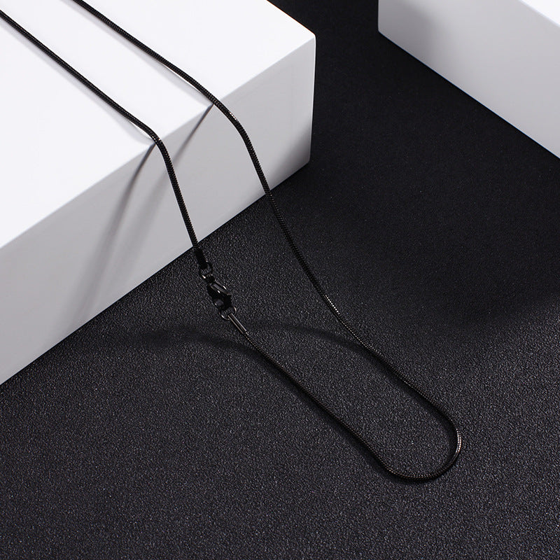 Snake Chain Exquisite Clavicle Lanyard Stainless Necklace