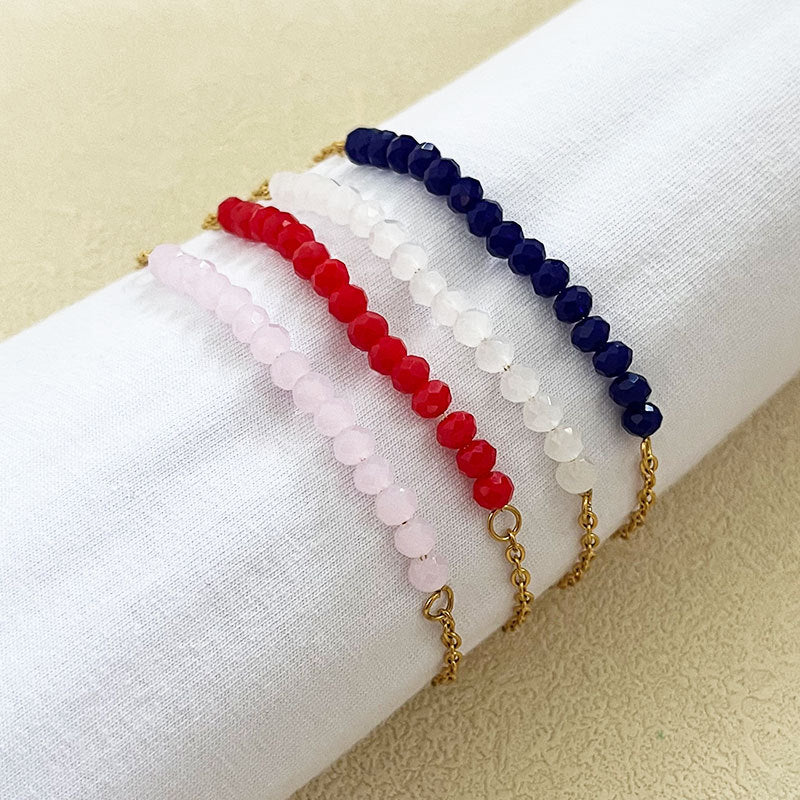 Bracelets de perles colorés faits à la main pour femmes, ornement à la mode