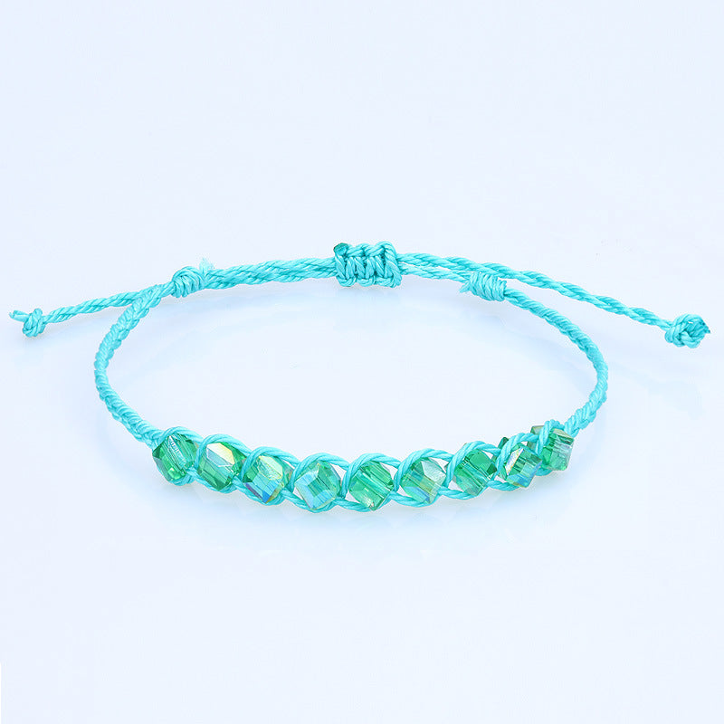 Women's Woven Waterproof Wax Line Bohemian Creative Elegant Bracelet