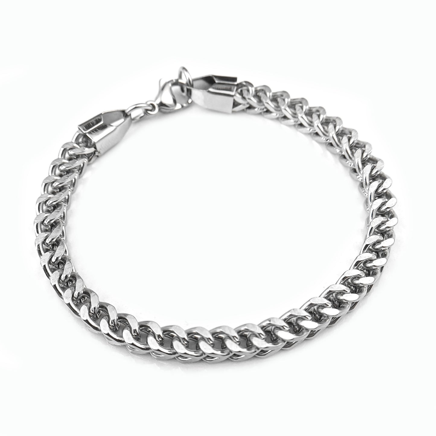 Herren-Armbänder aus Edelstahl mit geflochtenem Kiel und Titan von hoher Qualität