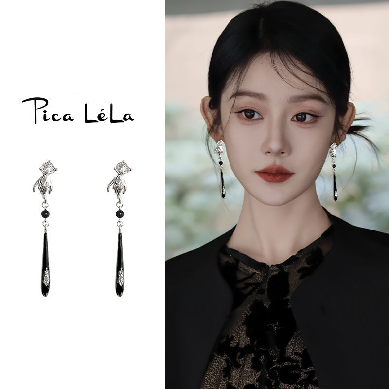 Chinese Style Cold Pearl Ancient Female Retro Affordable Ear Clip