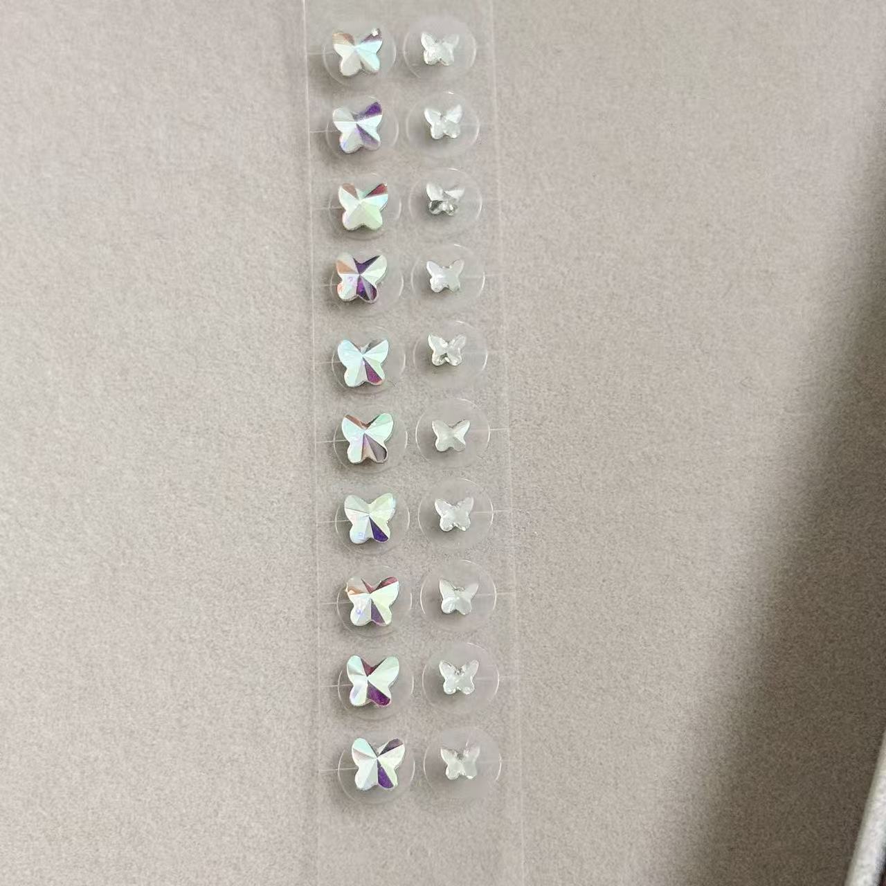 Transparent Crystal Auricular Point Sticker Beauty V-shaped Face Ear Clip