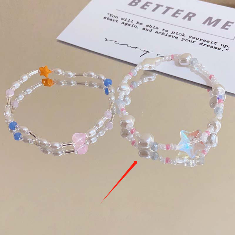 Women's Salt Ice Small String Rich Flower Fashionable Temperamental Good-looking Carrying Bracelet