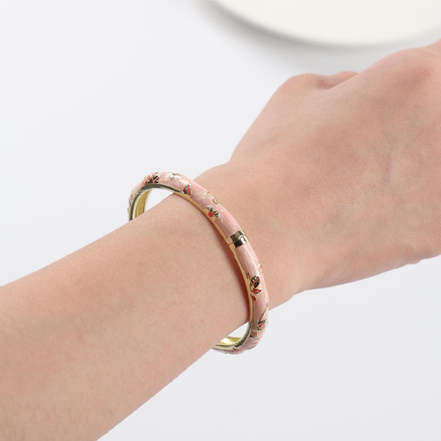 Ethnic Style Open Carved Chinese Handmade Metal Bracelets