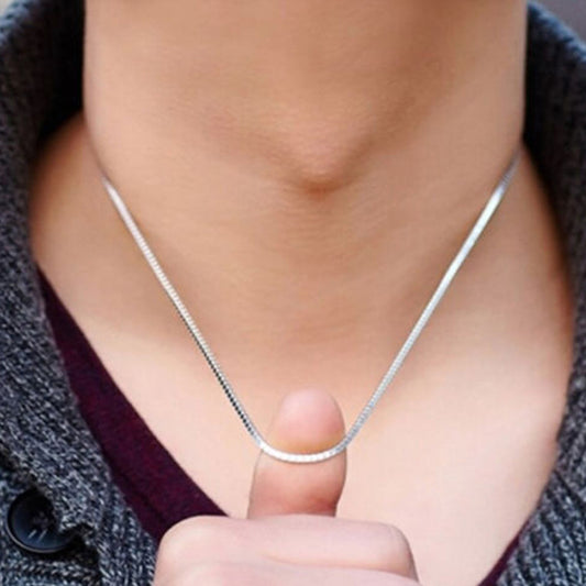 Fashion Sier Decoration Snake Chain Bones Necklaces