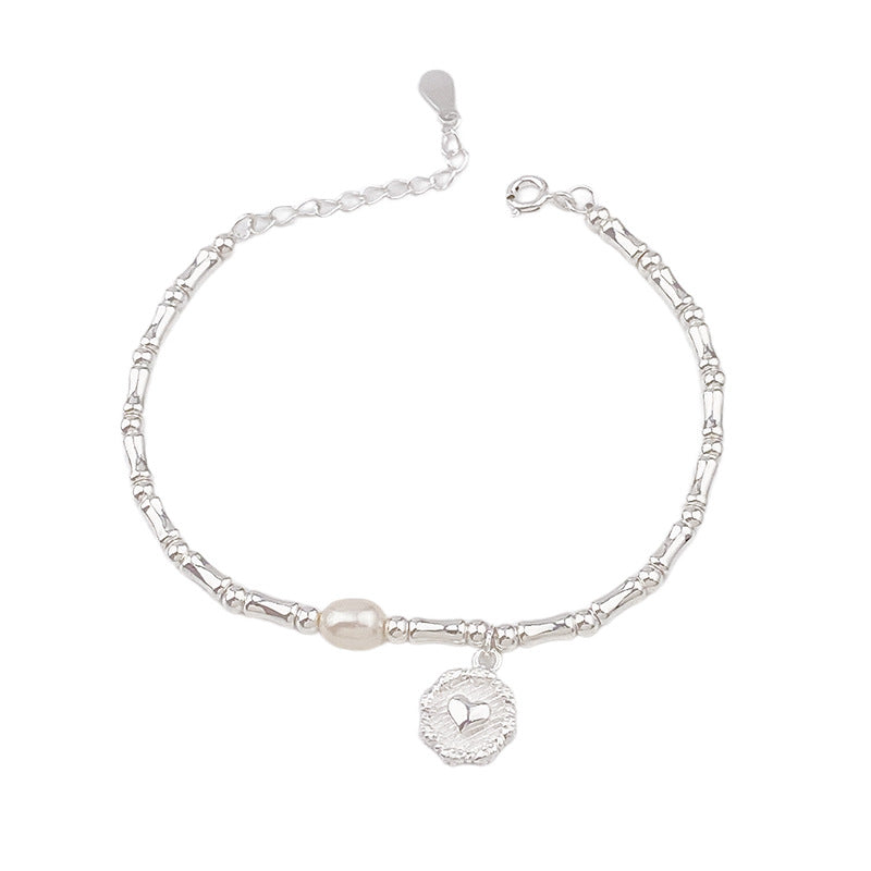 Modische Sterlingsilber-Bambusperlen-französische, hochwertige Armbänder