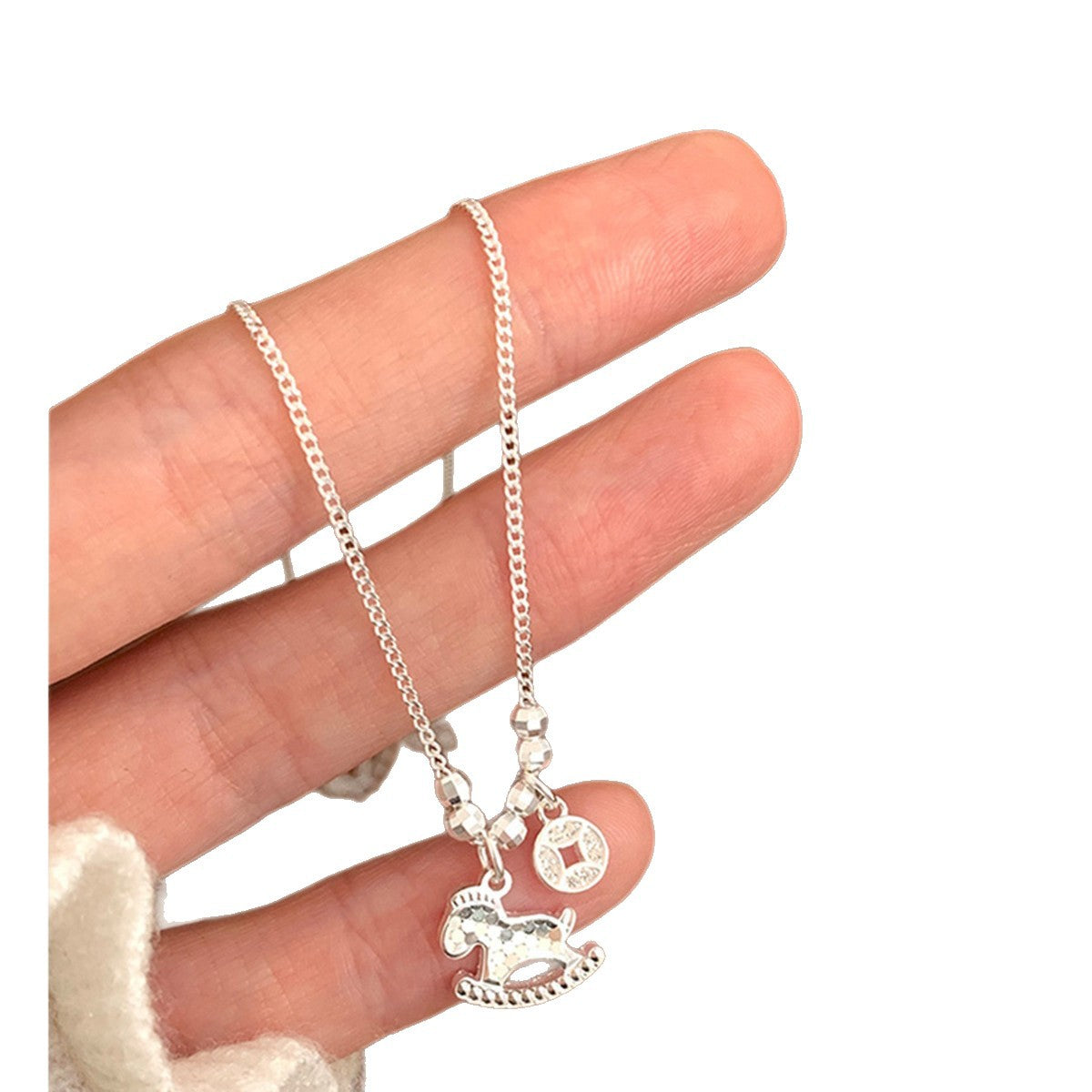 Ice Trojan Female Affordable Luxury Fashion High-grade Sense Immediately Necklace