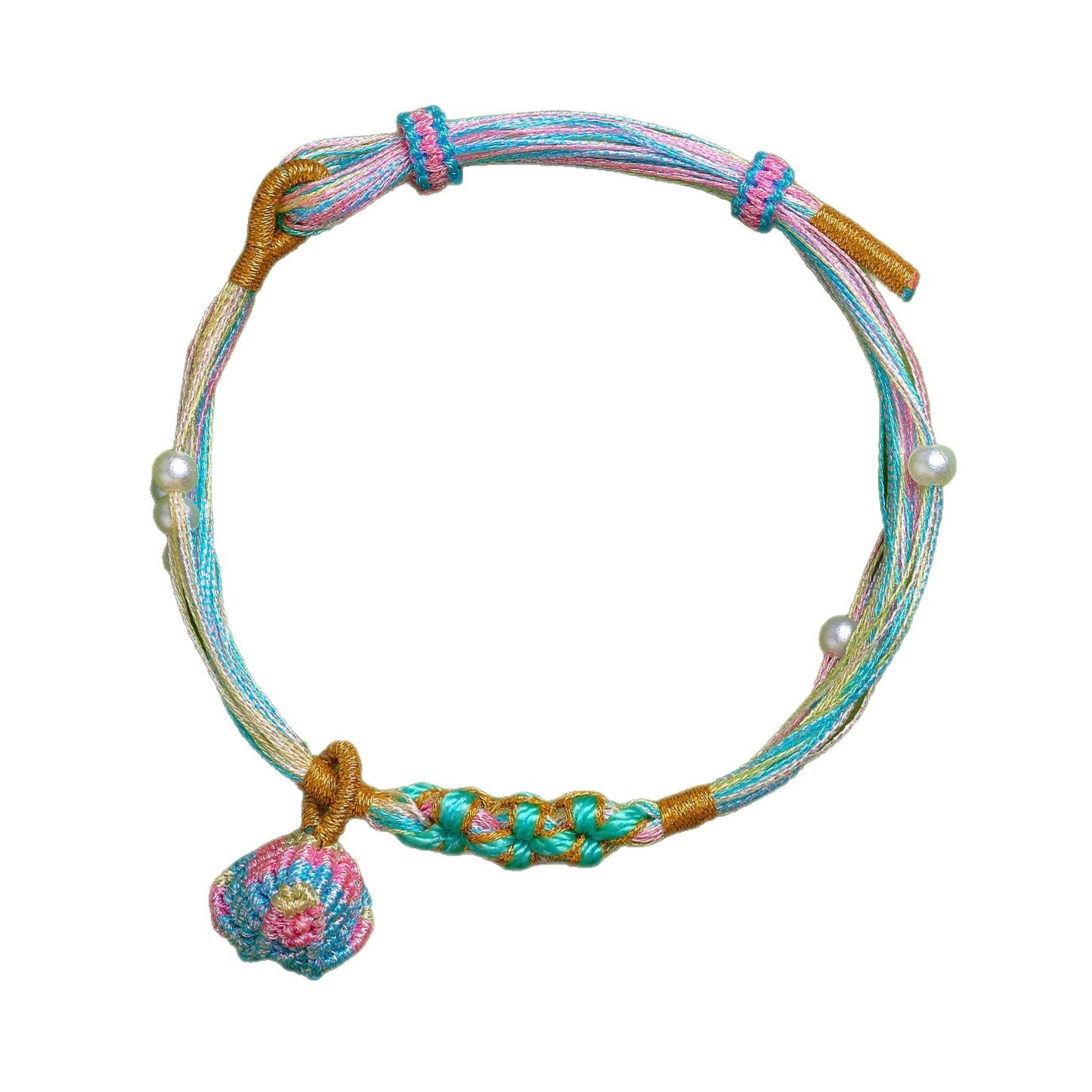Peach Blossom Knot Small Dragon Boat Festival Hand Woven Rope Bracelets