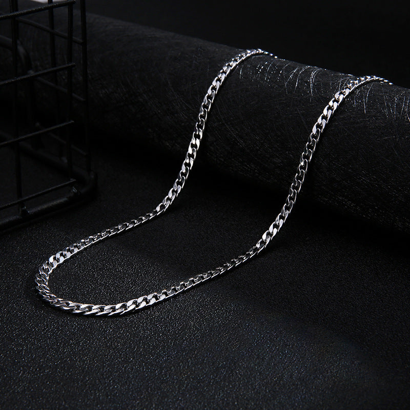 Women's & Men's & Stainless Steel Simple Trendy Titanium No Fading For Necklaces