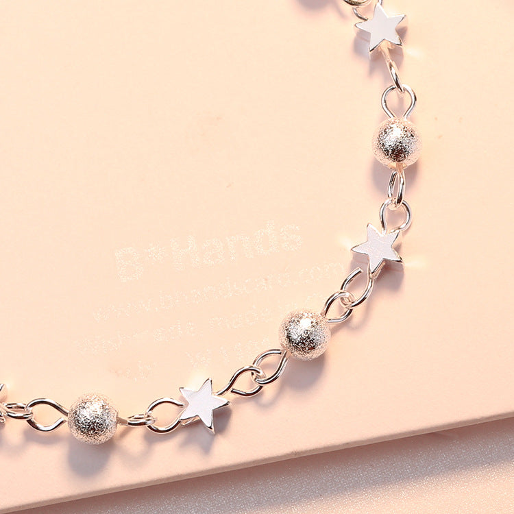 Version Sand Beads Little Star Sier Fashion Bracelets