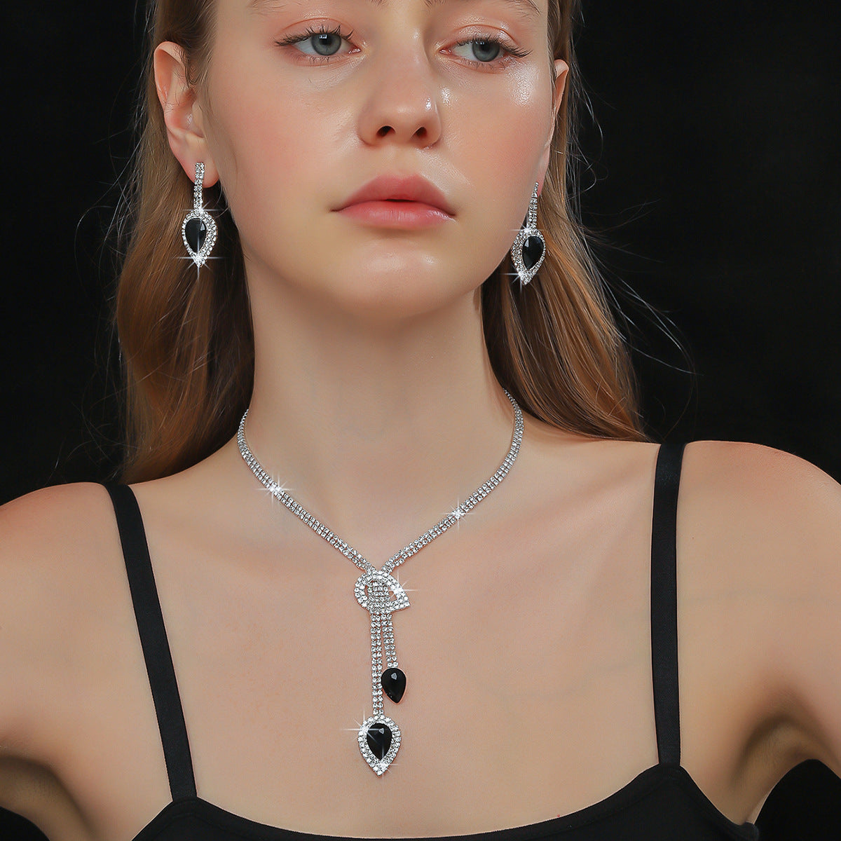 Women's Bridal Suit Wedding Dress Elegant Earrings