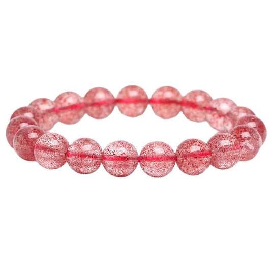 Natural Strawberry Pigeon Blood Red Crystal Bracelet