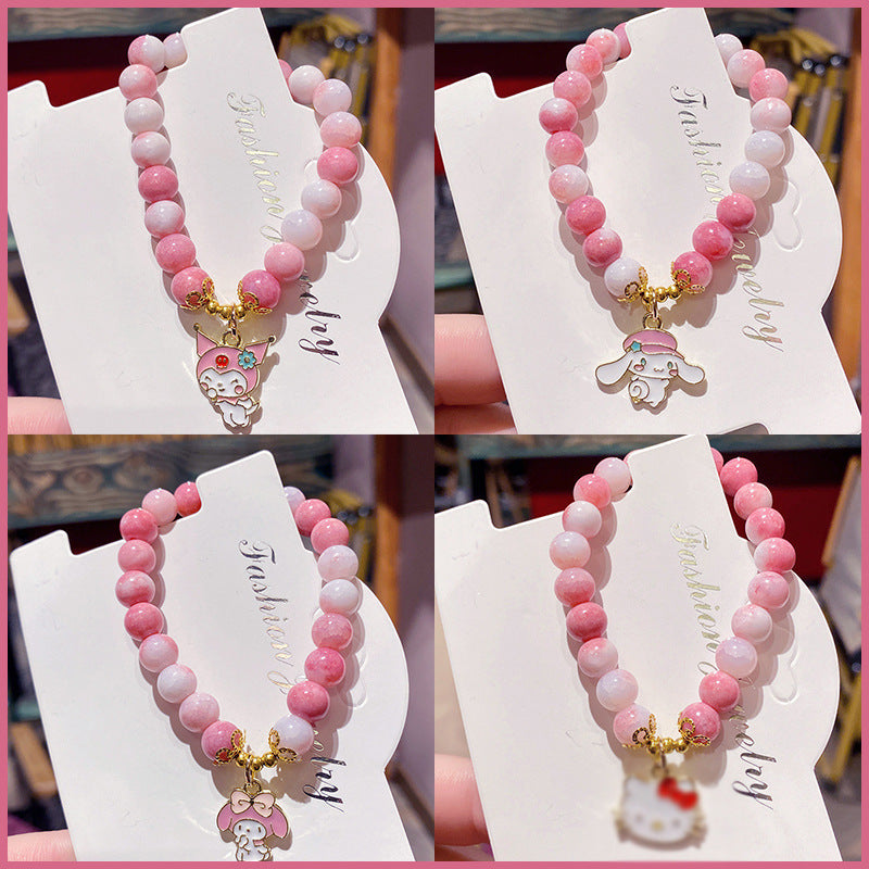 Clow en mélamine pour femmes, cadeau mignon en céramique pour bracelets