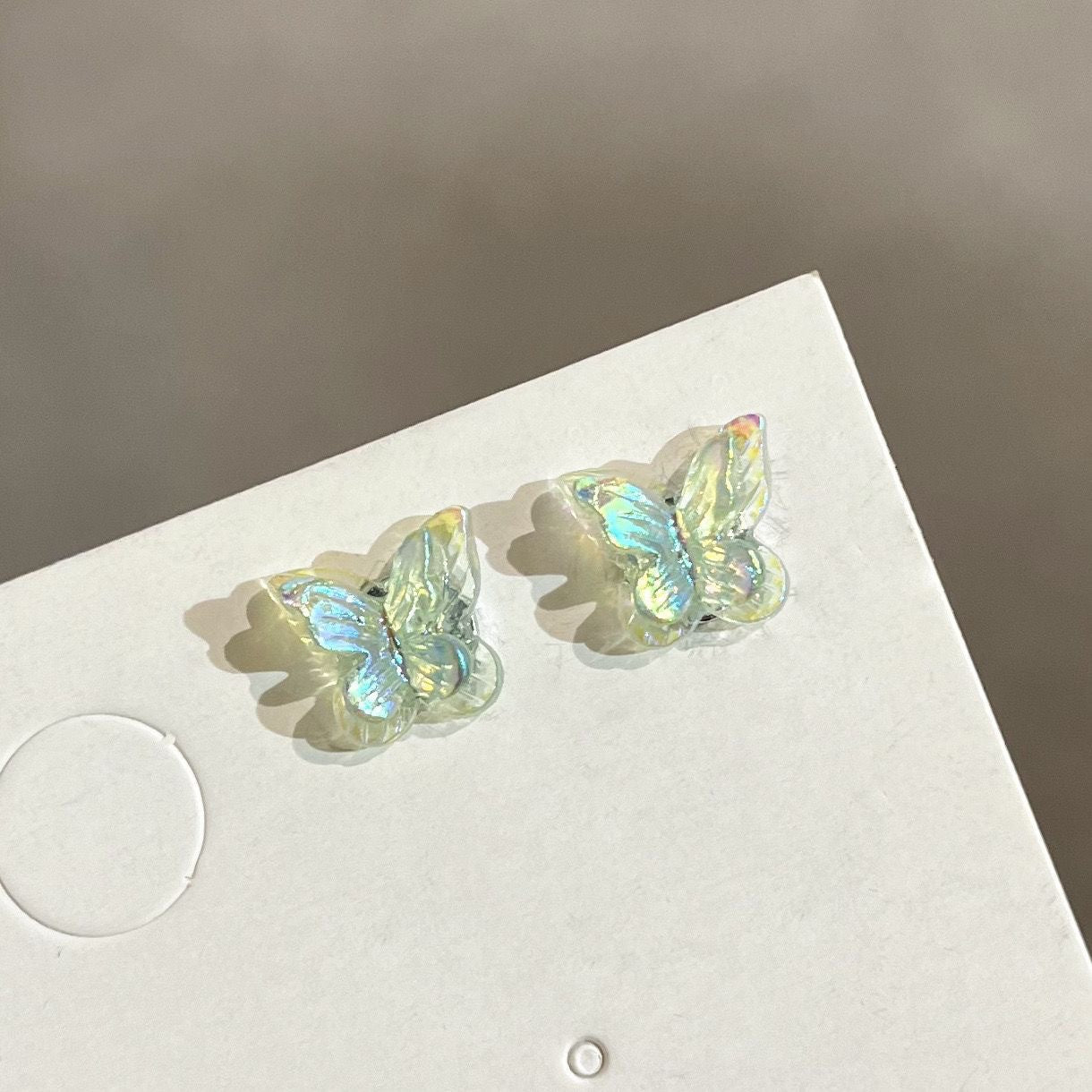 Camellia Fairy Butterfly Magnetic Female Gardenia Combination Ear Clip