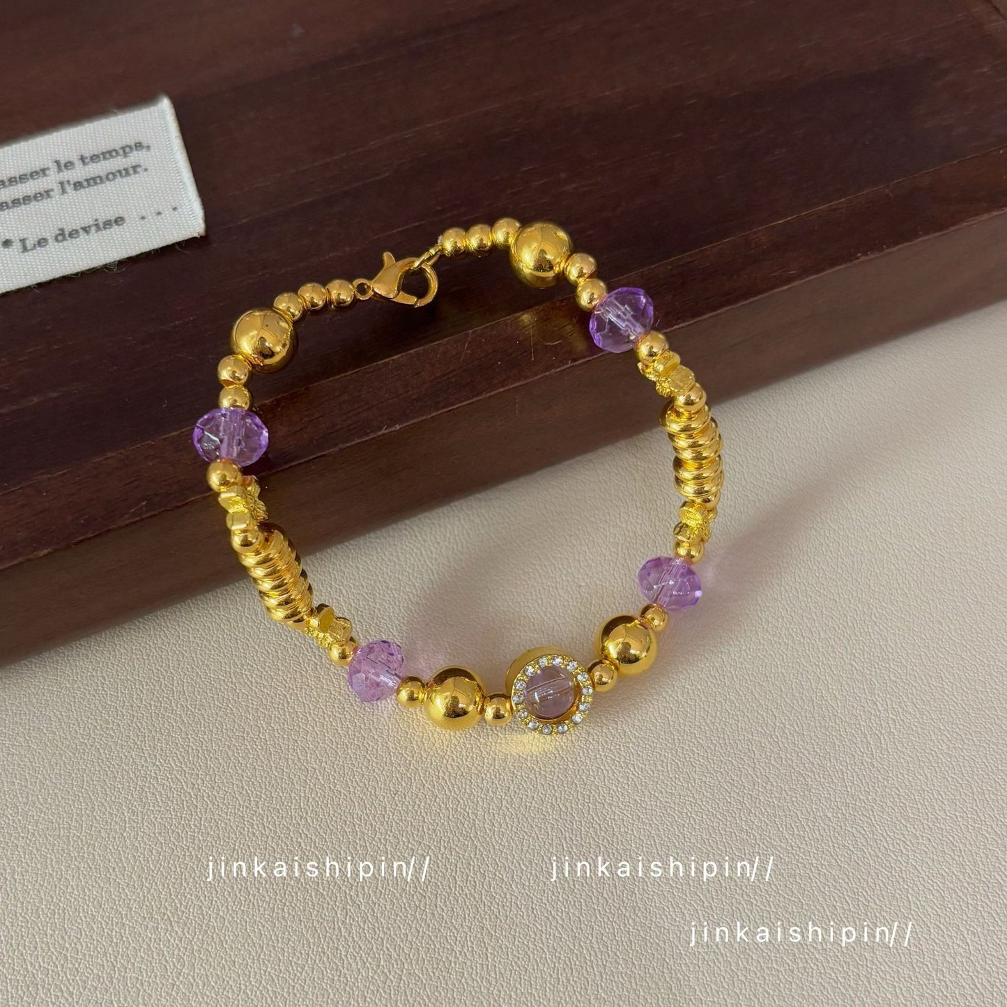 Women's Salt Ice Small String Rich Flower Fashionable Temperamental Good-looking Carrying Bracelet