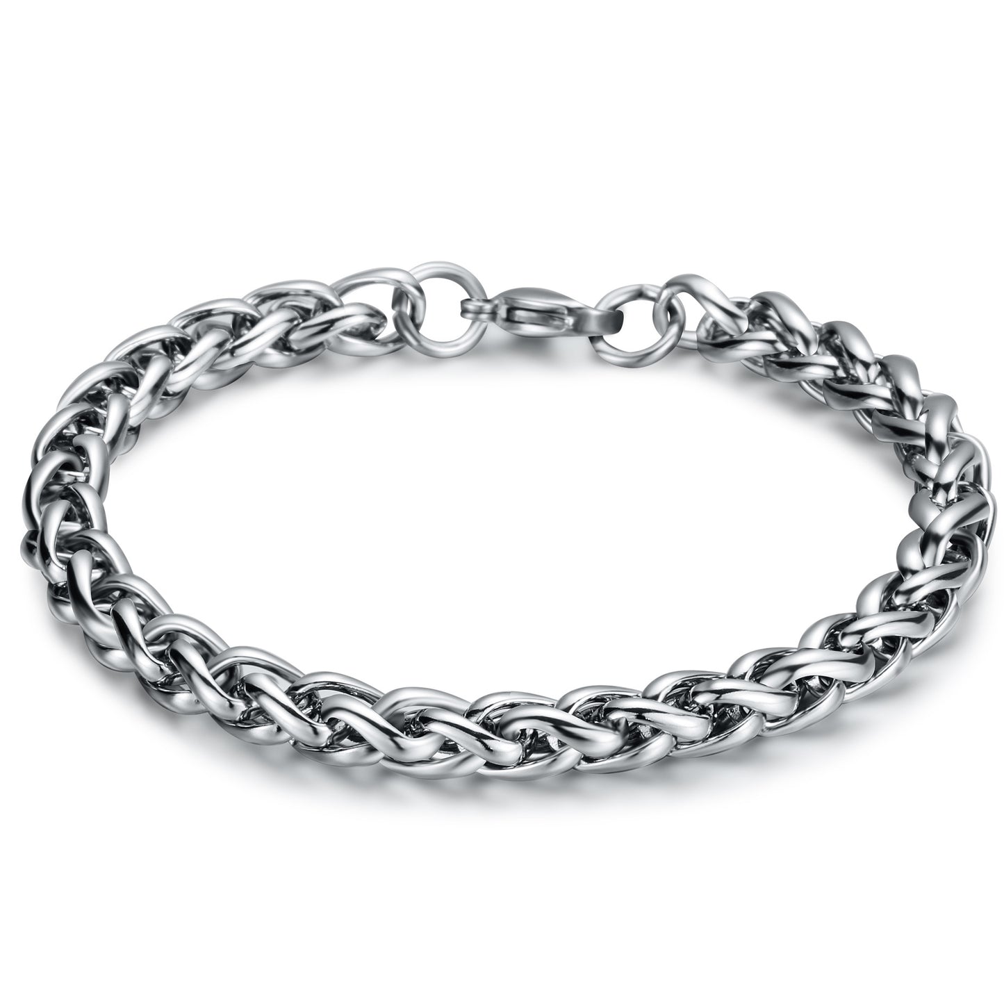 Men's Stainless Steel Basket Chain Color Fashion Bracelets