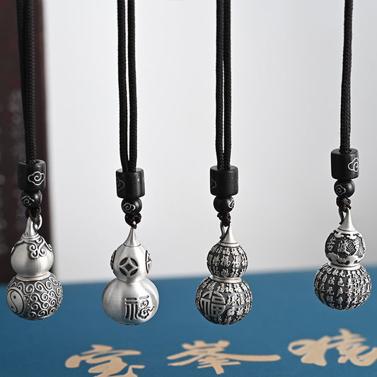 Colliers en forme de canette sterling creux pour femmes, hommes et vintage
