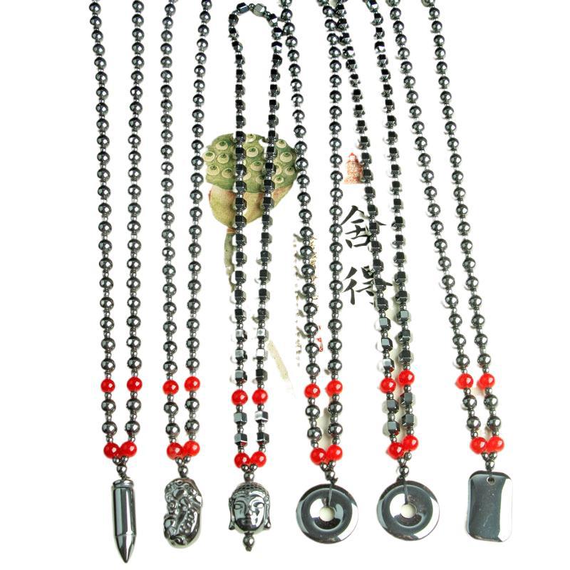 Versatile Glamorous Magnet Sweater Chain Hematite Bracelet