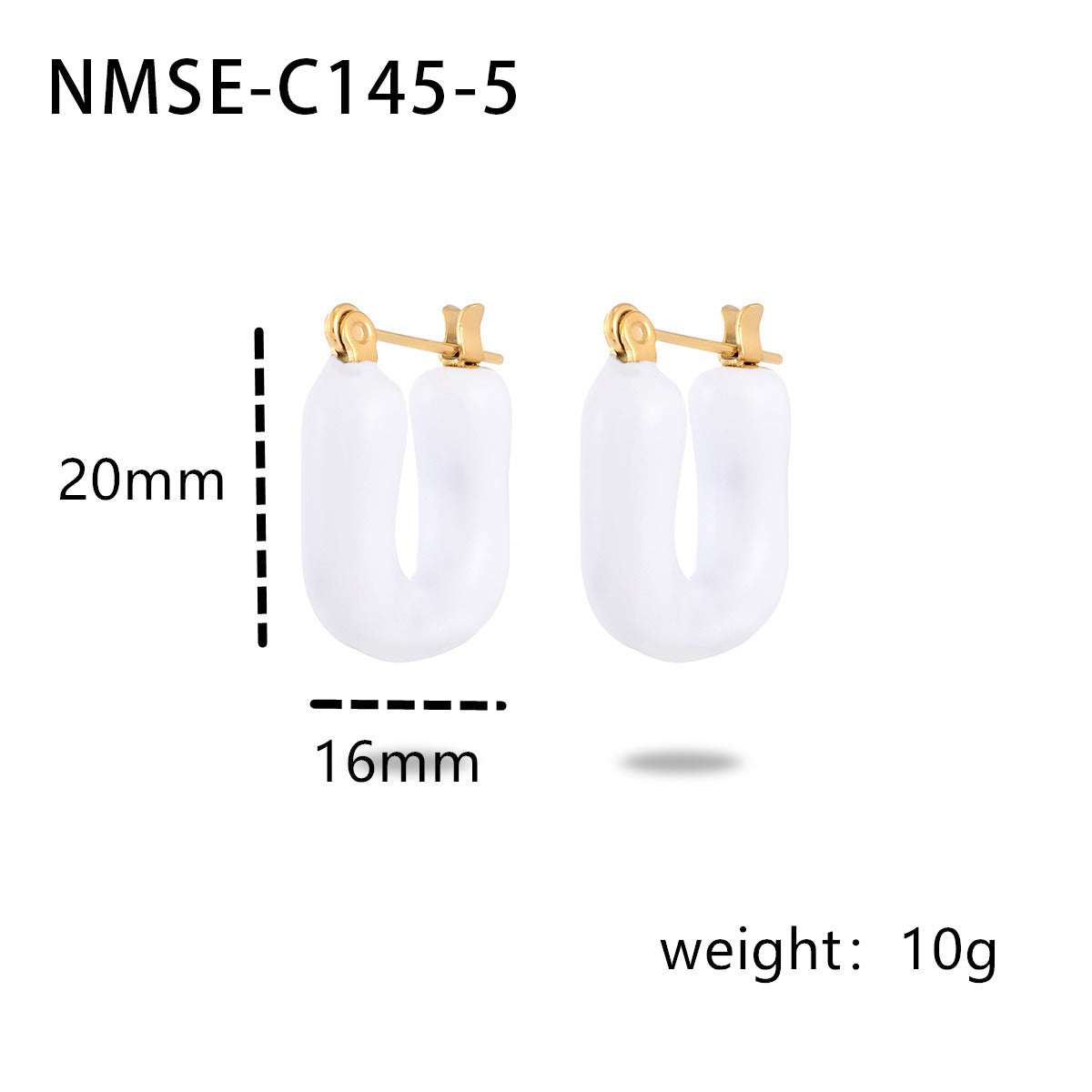 Women's Retro U-shaped Colorful Oil Titanium Steel For Minority Simple High-grade Rings