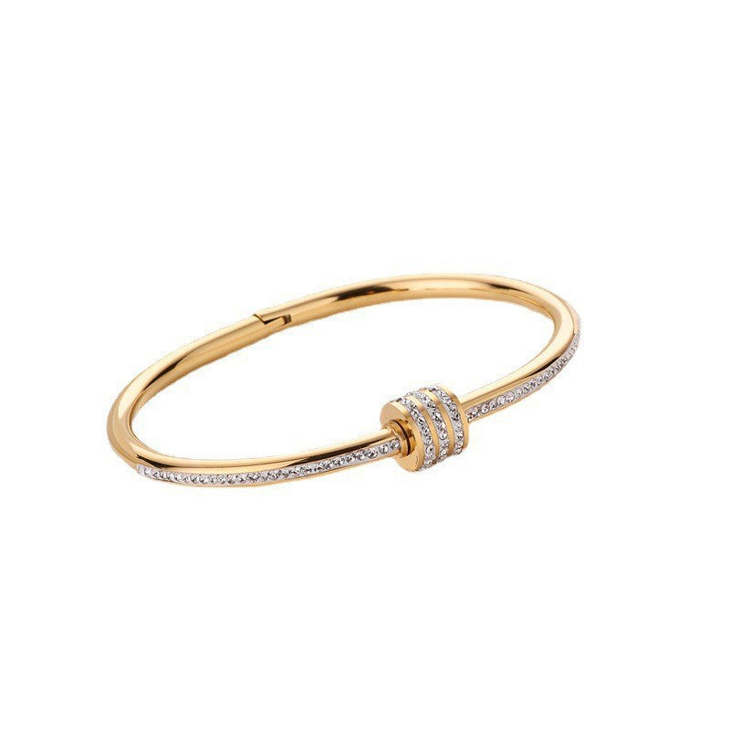 Waist Titanium Steel Rose Gold Simple Bracelet