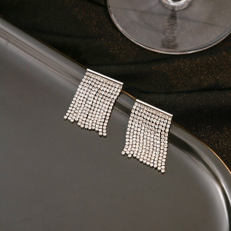 Boucles d'oreilles en diamant pour femmes, Style Simple, léger, de luxe, complet