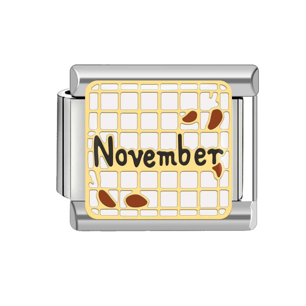 Module Stainless Steel December Festival Retail Bracelets