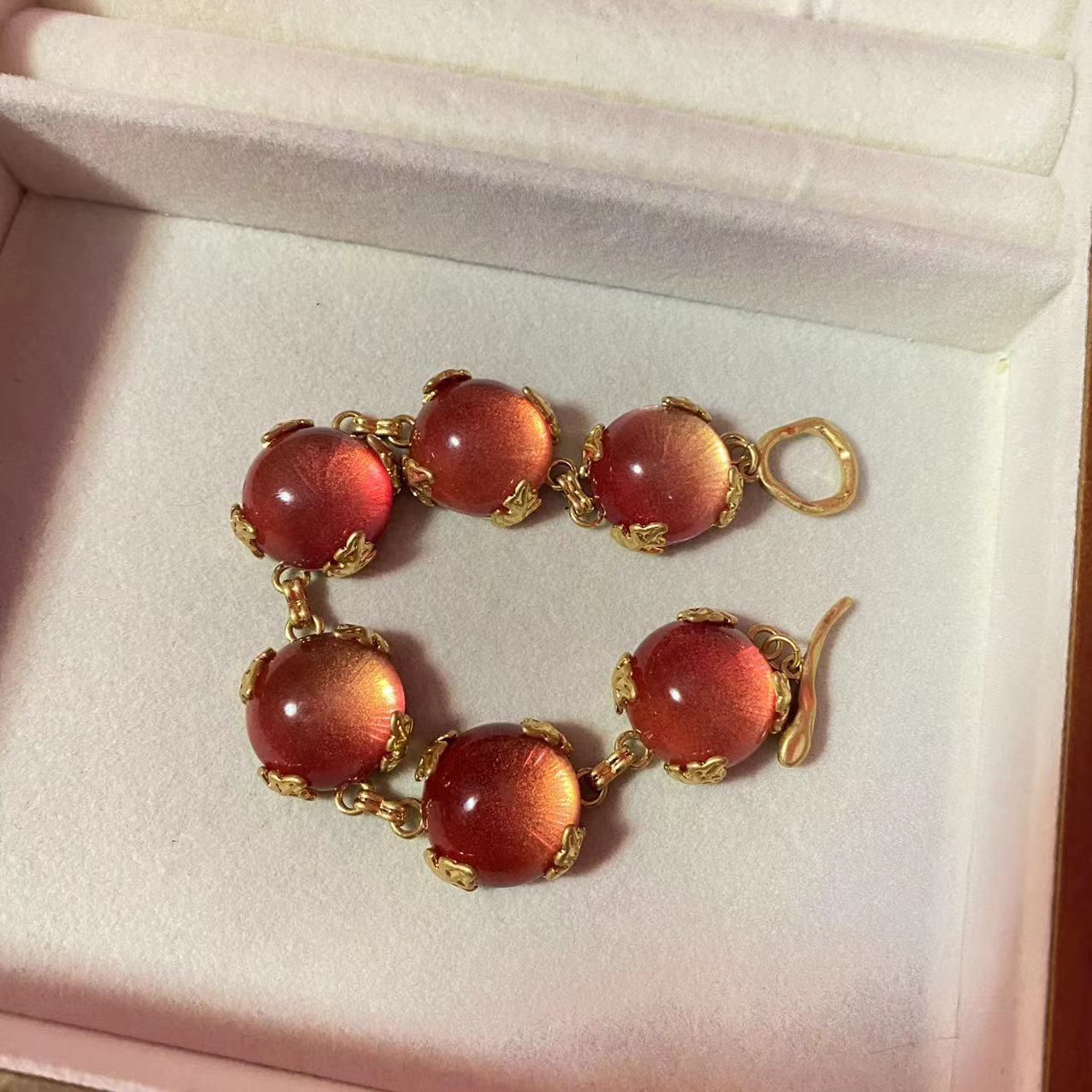 Ear Western Court Glaze Retro Temperamental Jewelry Set