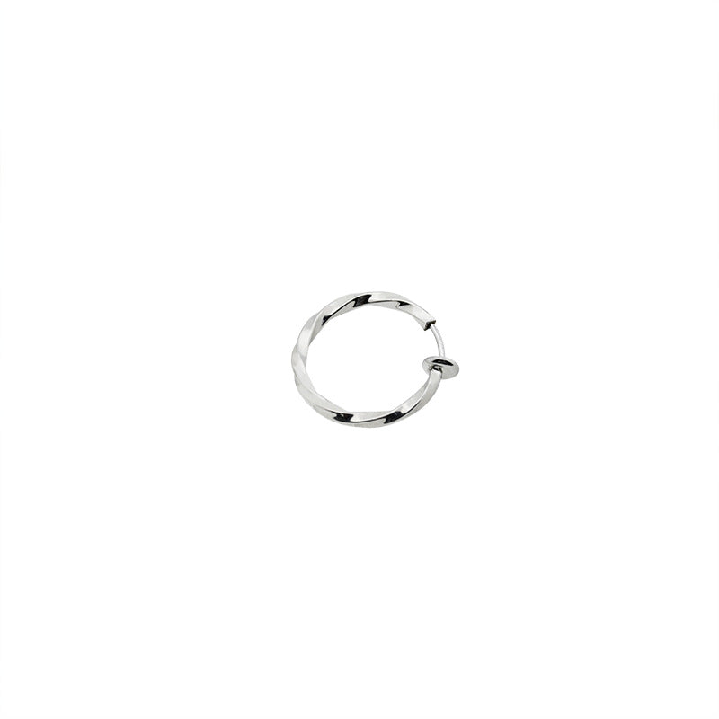 Versatile Glamorous Exaggerated Spring Twisted Big Ear Clip