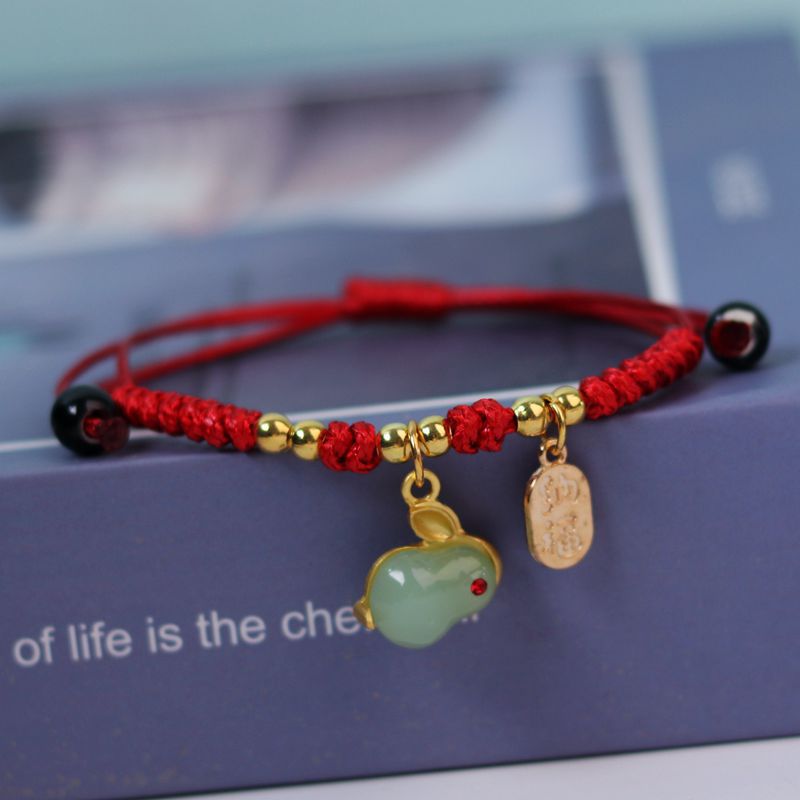 Zodiac Hare Life Bunny Red Rope Bracelets