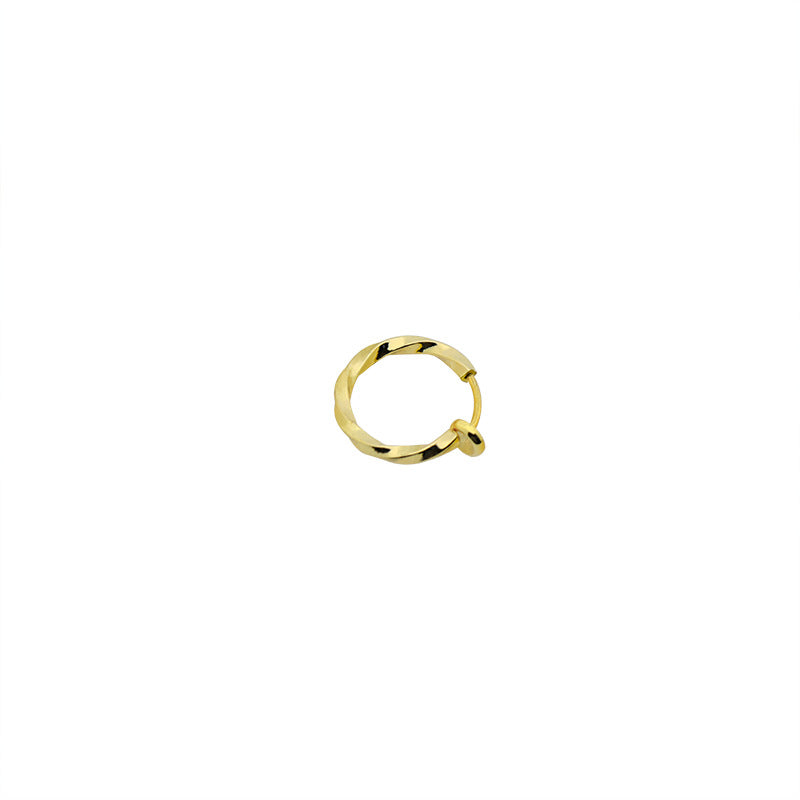 Versatile Glamorous Exaggerated Spring Twisted Big Ear Clip